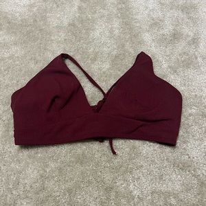 Zaful Red Bikini Top